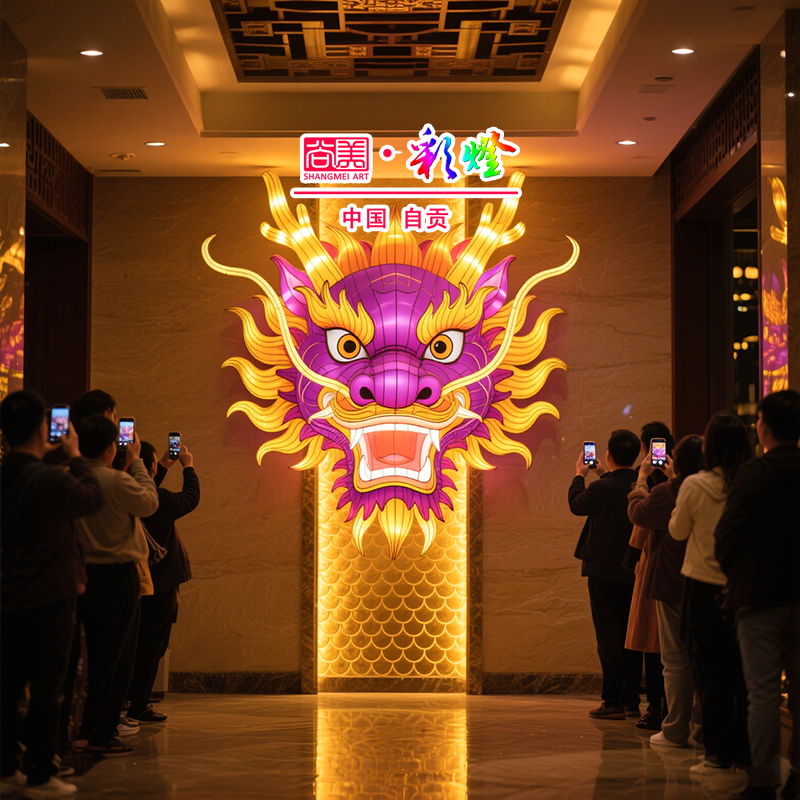 酒店裝飾龍燈
